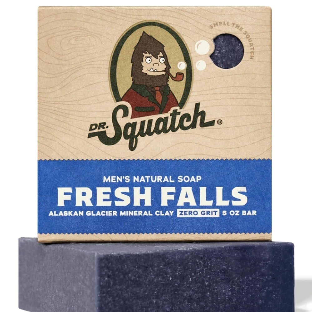 Dr. Squatch Fresh Falls Men's Natural Soap NIB